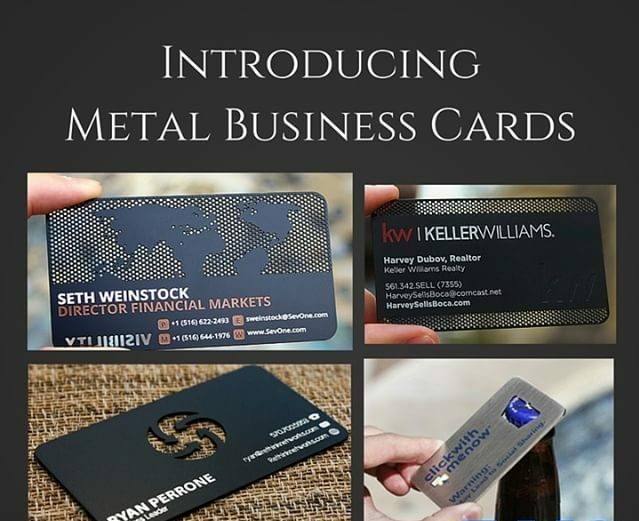 Introducing Metal Business Cards