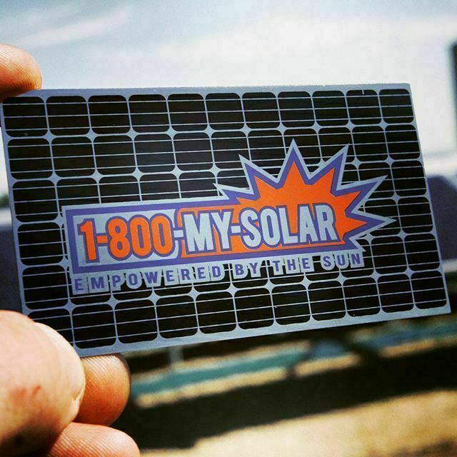 Solar Stainless Steel Card