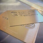 Executive Security Brushed Metal Cards