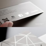 Black Metal Business Cards