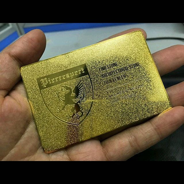 Gold Frosted Cards for your Business